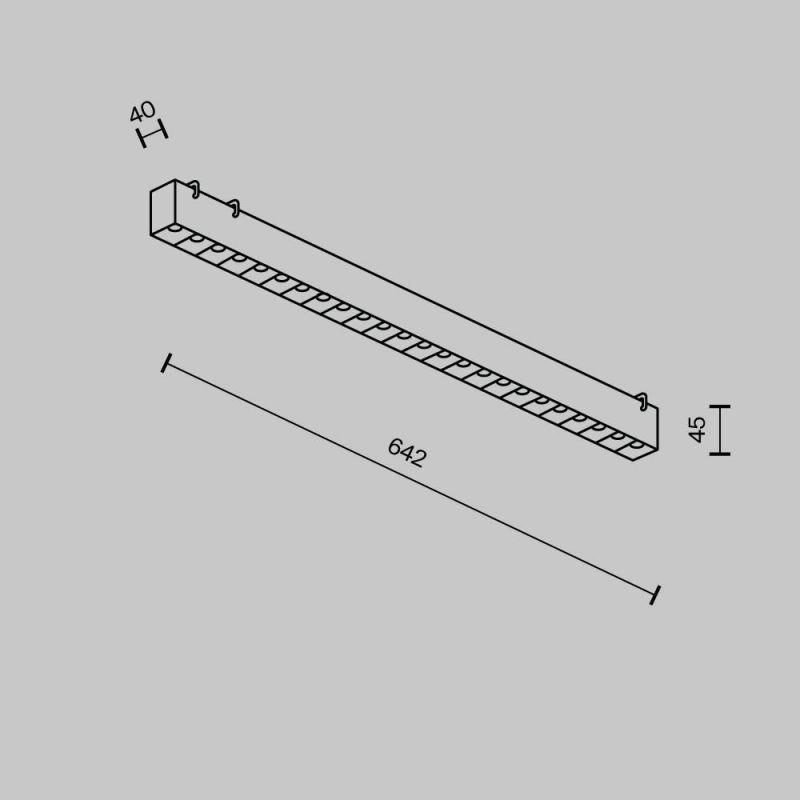 Трековый светильник Maytoni Points Parity TR128B-24W4K-M-W, белый