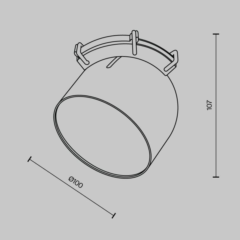 Трековый светильник Maytoni Cup Parity TR124B-12W3K-W, белый