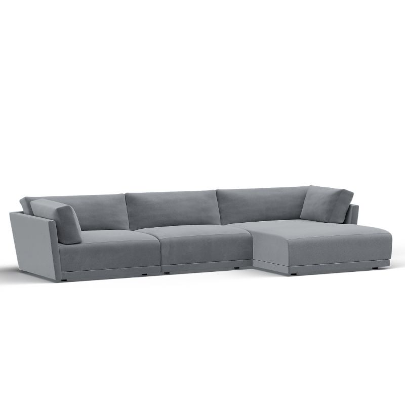 Модульный диван Highland Furniture LARSON MODULAR 331см серого цвета фото 2