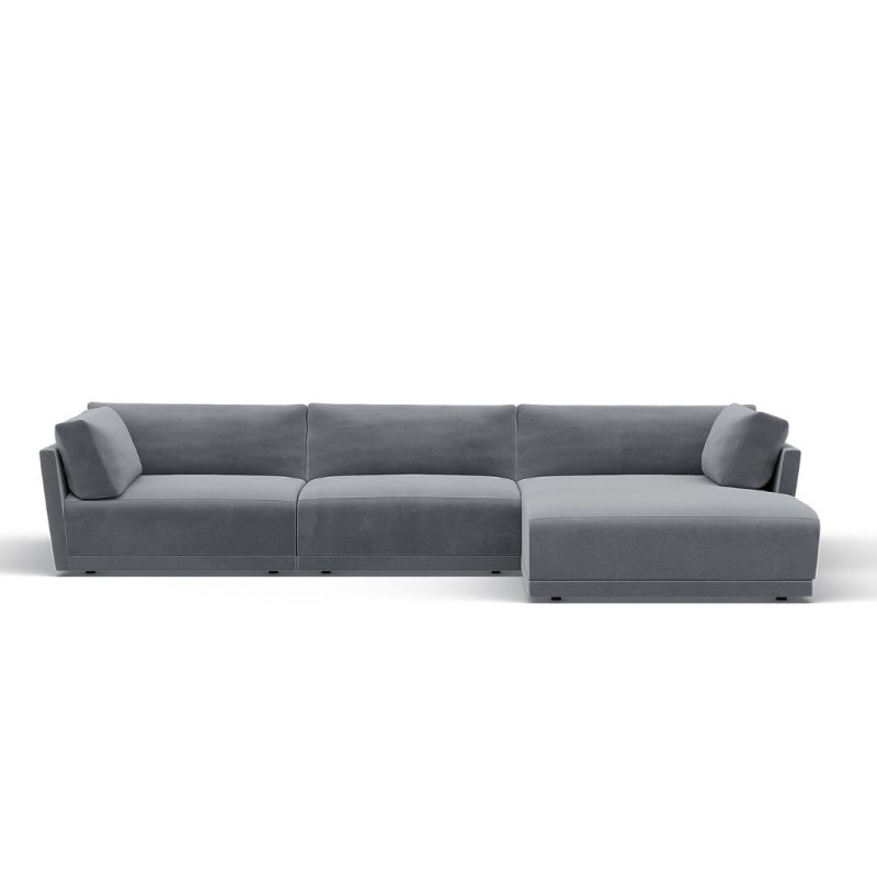 Модульный диван Highland Furniture LARSON MODULAR 331см серого цвета фото 1