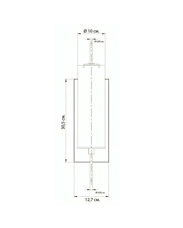 Чёрное бра LH Mirror Home Нэш BD-3069790 фото 7