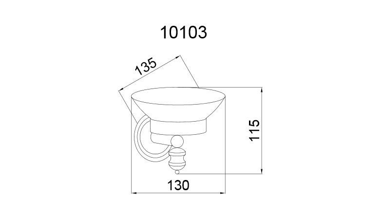 Мыльница Boheme Palazzo 10103