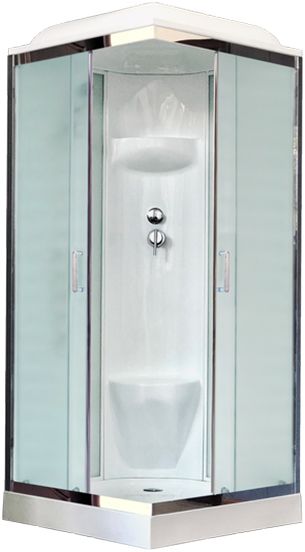 Душевая кабина Royal Bath RB80HP6-WC-CH 80x80 фото 1