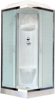 Душевая кабина Royal Bath RB80HP6-WC-CH 80x80