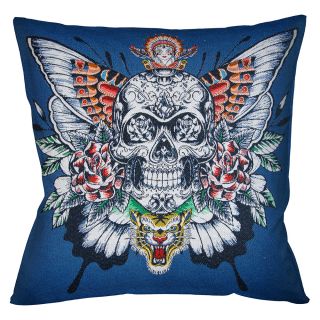 Арт-подушка «Краниум» (деним) ByObject HAUTE COUTURE BD-1845301
