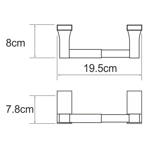 Держатель туалетной бумаги WasserKRAFT Lopau K-6022 фото 3
