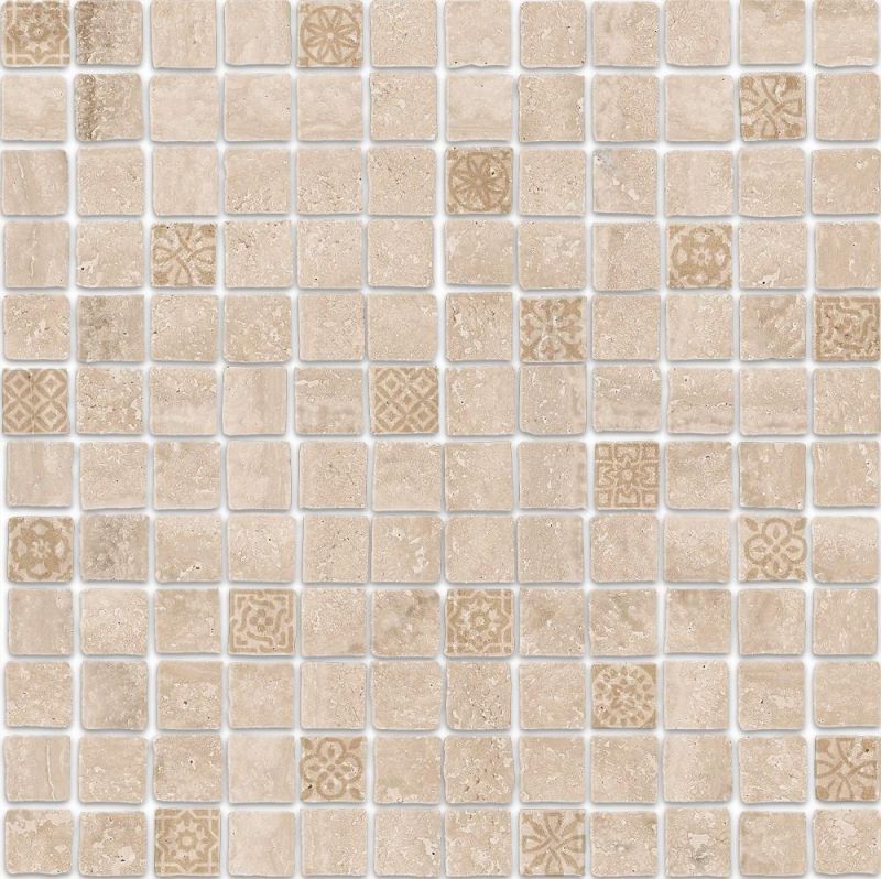 Kerama Marazzi MBD002 Декор Риальто Антика 2 мозаичный бежевый светлый матовый 30х30х0,9