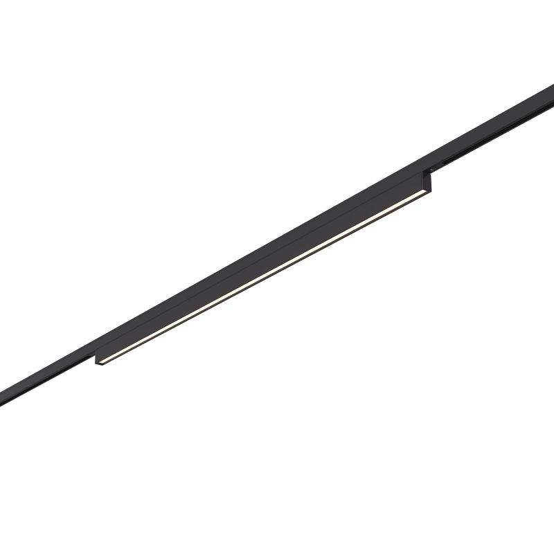 Магнитный трековый светильник Черный LED 1*16W 3000K 720Lm Ra>80 36° IP20 L600xW10xH18 24V ST665.436.16 фото 1