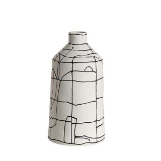 Ваза Sotogrande Black line narrow mouth vase A BD-3048964