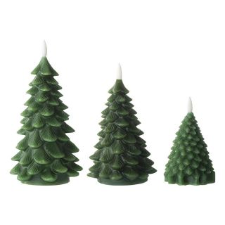 Набор из трех электрических свечей christmas forest из коллекции new year essential, 3 шт. Tkano BD-3067867