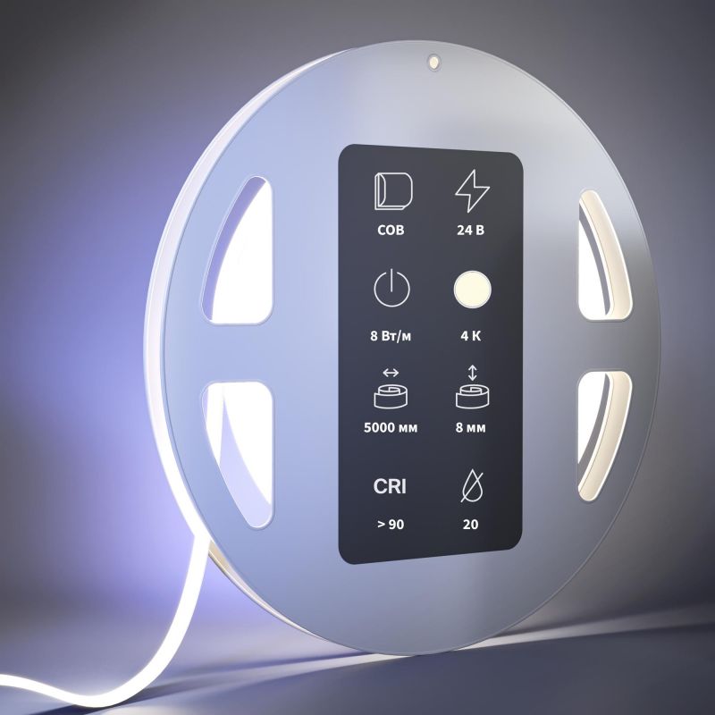 Светодиодная лента Maytoni COB светодиодная лента 8W LED 4000K 201072 фото 3