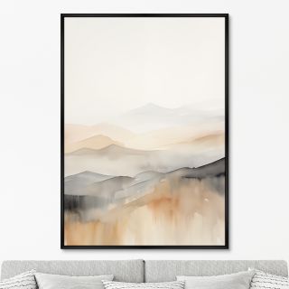 Репродукция картины ArtNoMore на холсте Landscape collection, Above, 2024г.