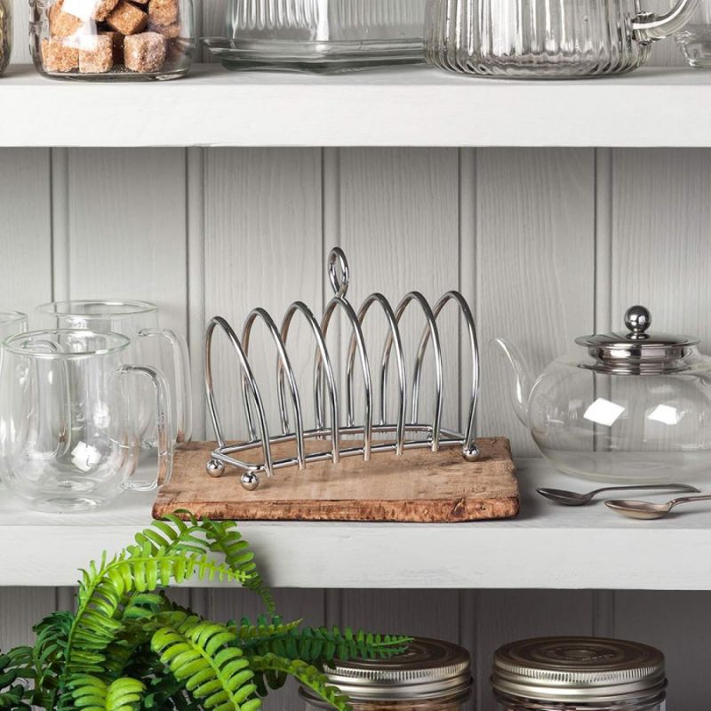 Подставка для тостов на 6 ломтиков Kitchen Craft Professional стального цвета BD-3143629 фото 5