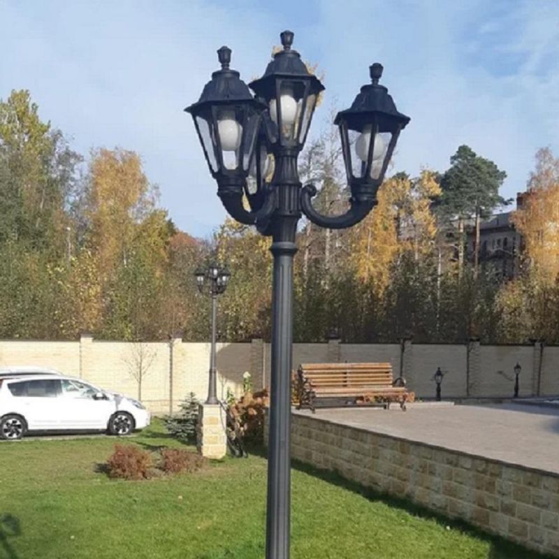 Парковый фонарь Fumagalli RUT черный, прозрачный E26.202.R31.AXF1R фото 6