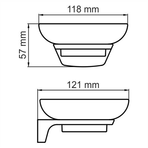 Мыльница WasserKRAFT Wiese K-8929