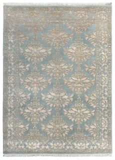 Индийский ковер из шерсти и арт-шёлка Carpet «KING OF AGRA» NO9-LBLU-LBLU 171 x 236 см