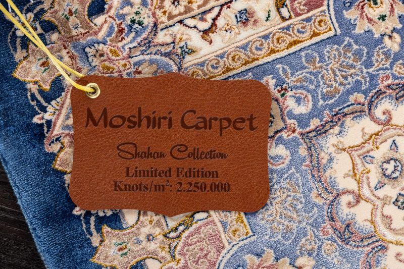 Иранский ковер из шёлка и модала Carpet «MASTERPIECE QUM» 015-24-21-DBLUE 200 x 300 см фото 7