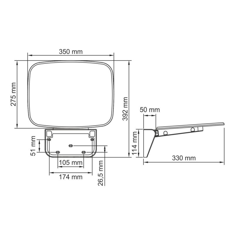 Сиденье для душа WasserKRAFT SS401 фото 3