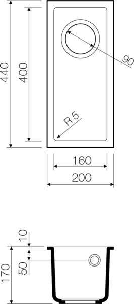 Кухонная мойка Omoikiri Bosen 20-U-BE 4993154 ваниль