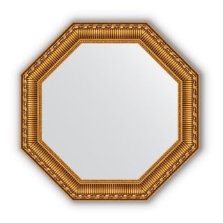 Зеркало в багетной раме Evoform Octagon BY 3715 золотой акведук