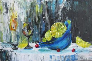 Картина "Лимонный" Быстрова Анастасия