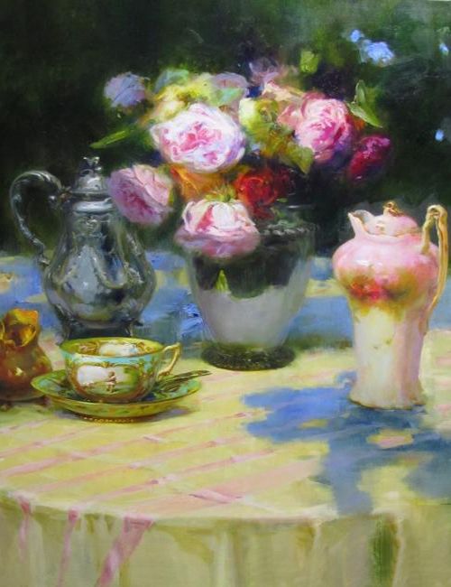 Картина "Чайный столик" Федорова Ирина