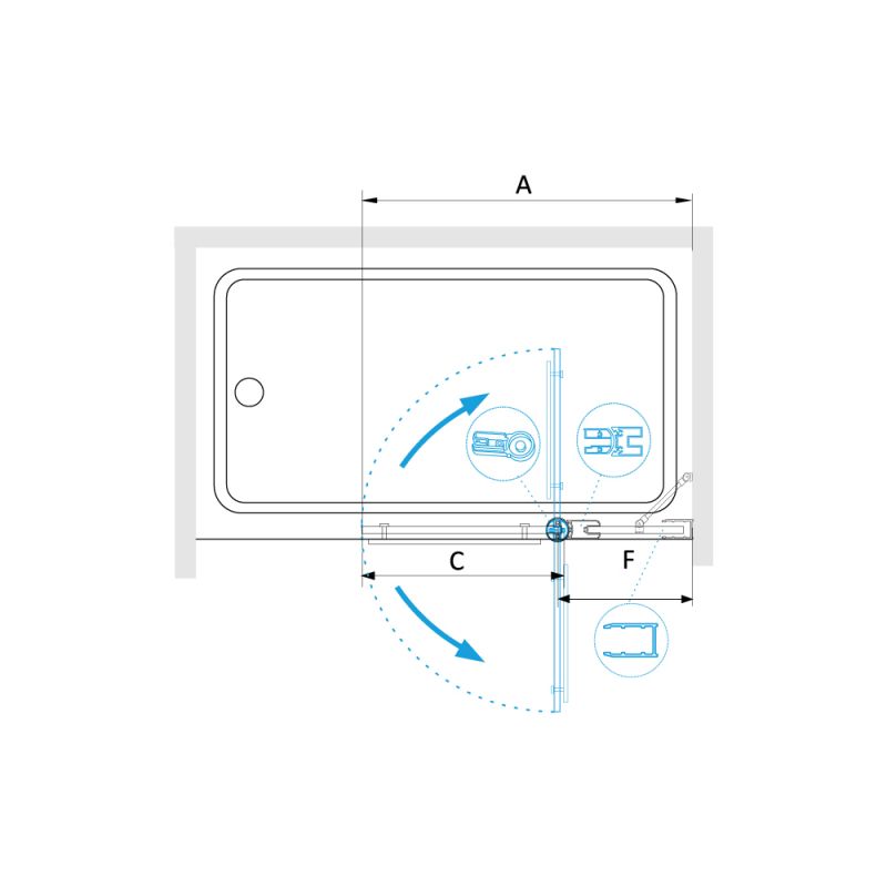 Ограждение на ванну RGW Screens SC-12