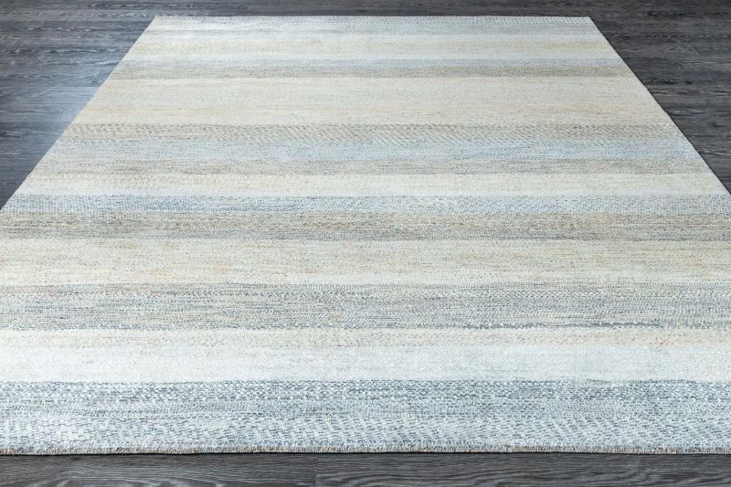 Индийский ковер из шерсти и шёлка Carpet «MALIBU» SPAINISH-GREY 251 x 310 см