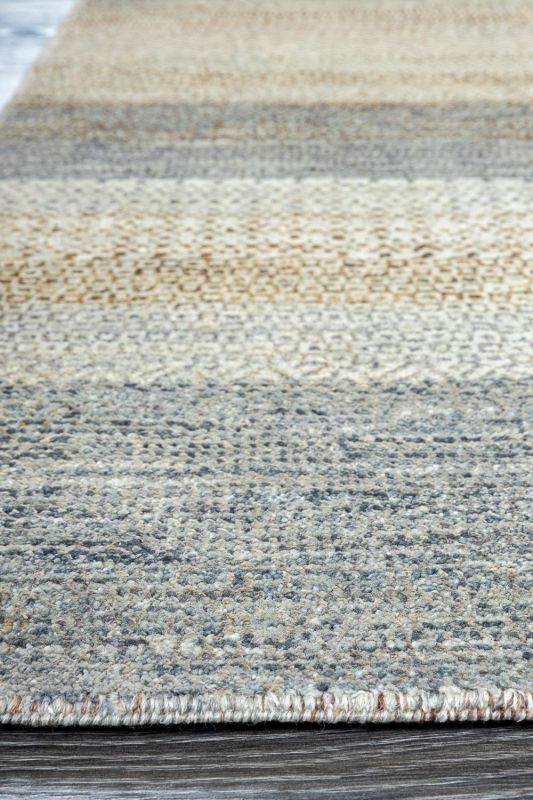 Индийский ковер из шерсти и шёлка Carpet «MALIBU» SPAINISH-GREY 251 x 310 см