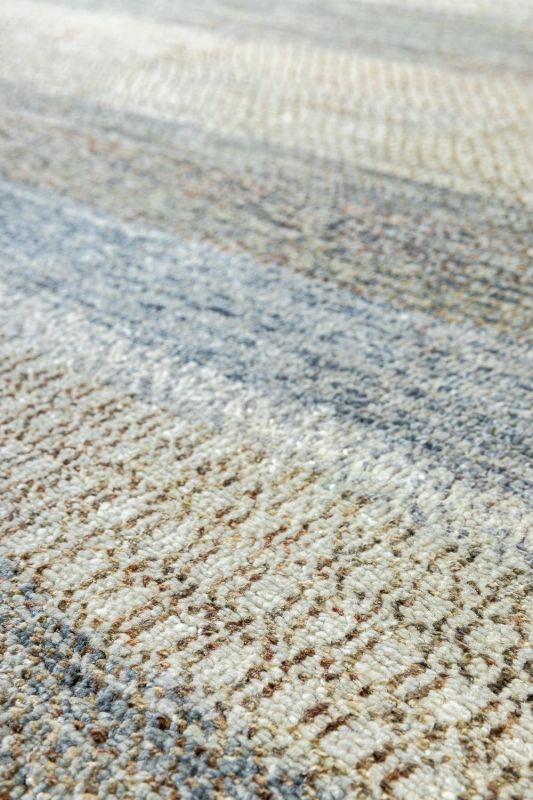 Индийский ковер из шерсти и шёлка Carpet «MALIBU» SPAINISH-GREY 251 x 310 см