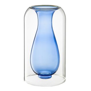 Ваза Bergenson Bjorn muse, 22 см, индиго