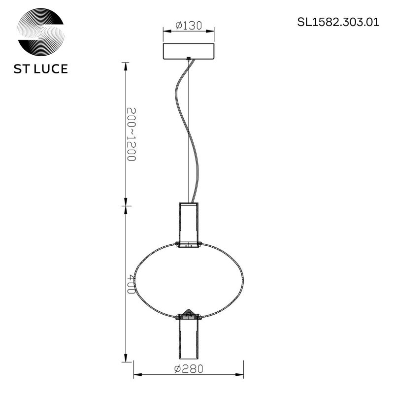 Светильник подвесной ST-Luce ALLENORE SL1582.303.01