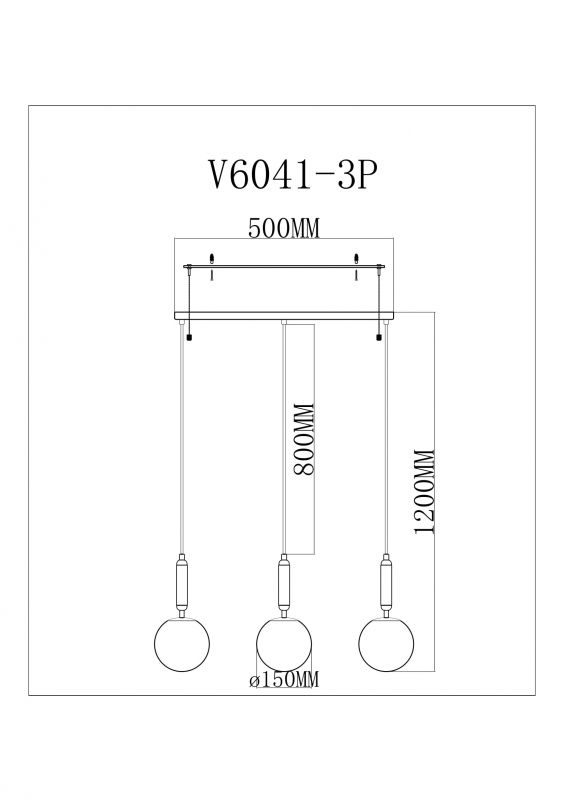 Светильник Moderli V6041-3P фото 3
