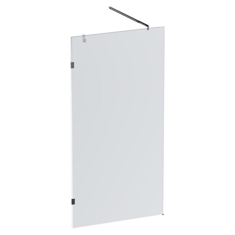 Душевая перегородка AMPM X-Joy W94UWI-100-F1-MTE 100 см, профиль хром матовый, стекло прозрачное фото 1