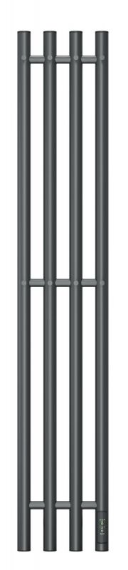 Полотенцесушитель электрический Point Деметра PN12832GB, 18x120 см, графит блеск фото 1