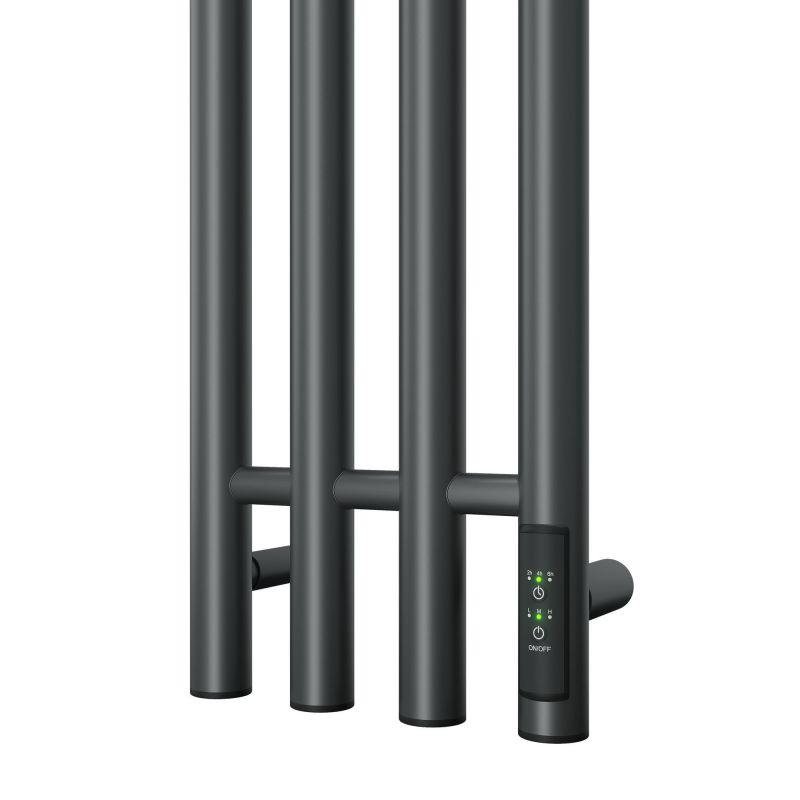 Полотенцесушитель электрический Point Деметра PN12832GB, 18x120 см, графит блеск фото 3