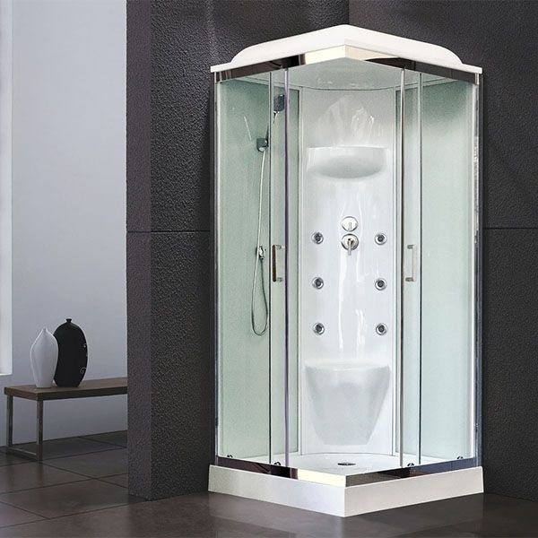Душевая кабина Royal Bath RB90HP7-WT-CH 90x90 фото 9