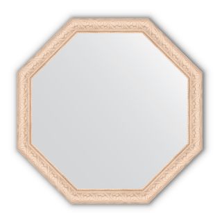 Зеркало в багетной раме Evoform Octagon BY 3699 беленый дуб