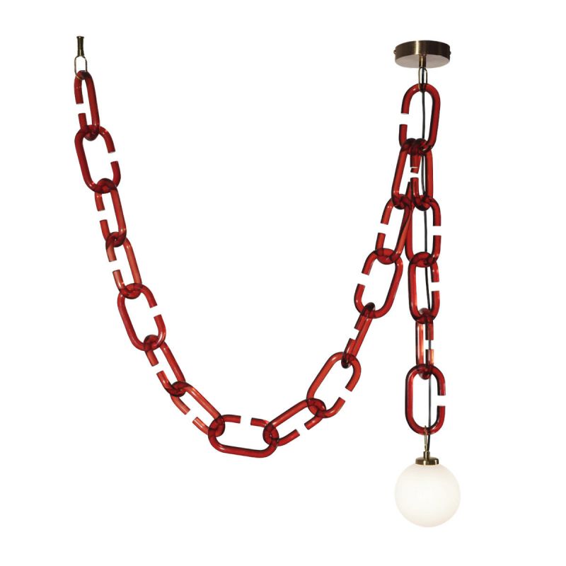 Подвесной светильник Loft It (Light for You) Chain 10128C Red фото 3