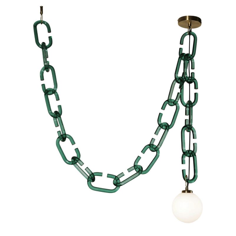 Подвесной светильник Loft It (Light for You) Chain 10128C Green