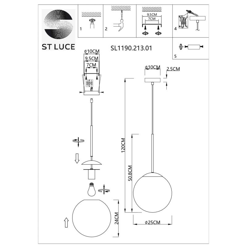 Подвес ST Luce CASSIUS SL1190.213.01