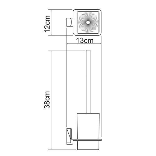 Щетка для унитаза WasserKRAFT Leine K-5027