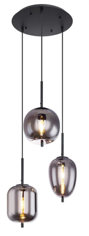 Светильник подвесной Globo Lighting Blacky 15345-3 фото 2