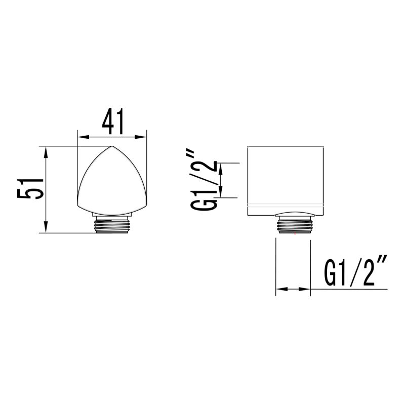 Подключение для душевого шланга Lemark LM3583C фото 2