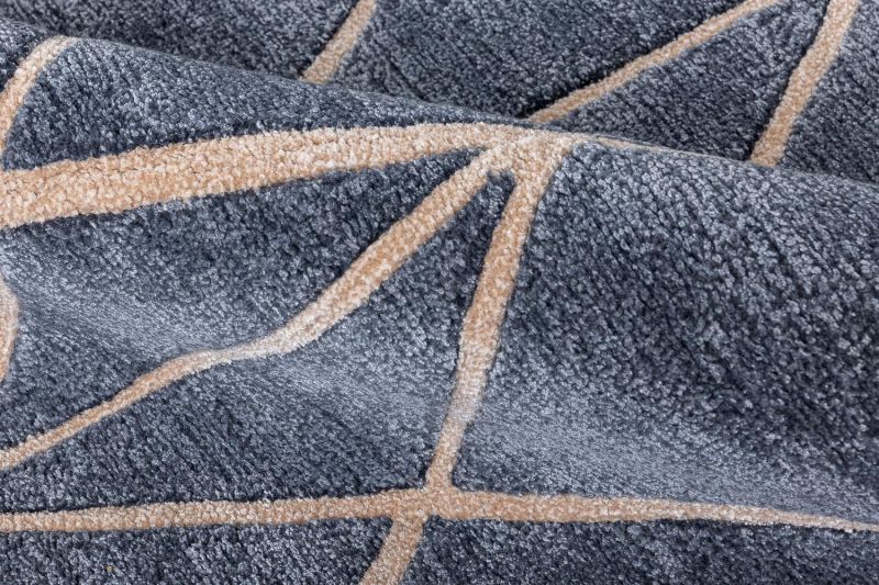 Индийский ковер из арт-шёлка и шерсти Carpet «IRREGULAR» TOP-9054-E.SLATE-P.TINT 244 x 307 см фото 6