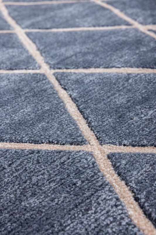 Индийский ковер из арт-шёлка и шерсти Carpet «IRREGULAR» TOP-9054-E.SLATE-P.TINT 244 x 307 см фото 9