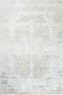 Турецкий ковер из эвкалиптового шёлка и акрила Carpet «VERSAİLLES PALACE» M440G-SH.CREAM-CREAM 160 x 230 см