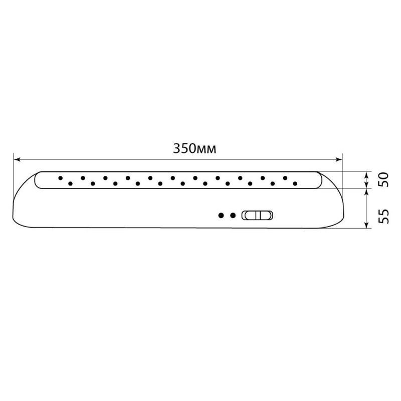 Светильник аккумуляторный Feron 22 LED AC/DC, черный, EL14 51648 фото 4