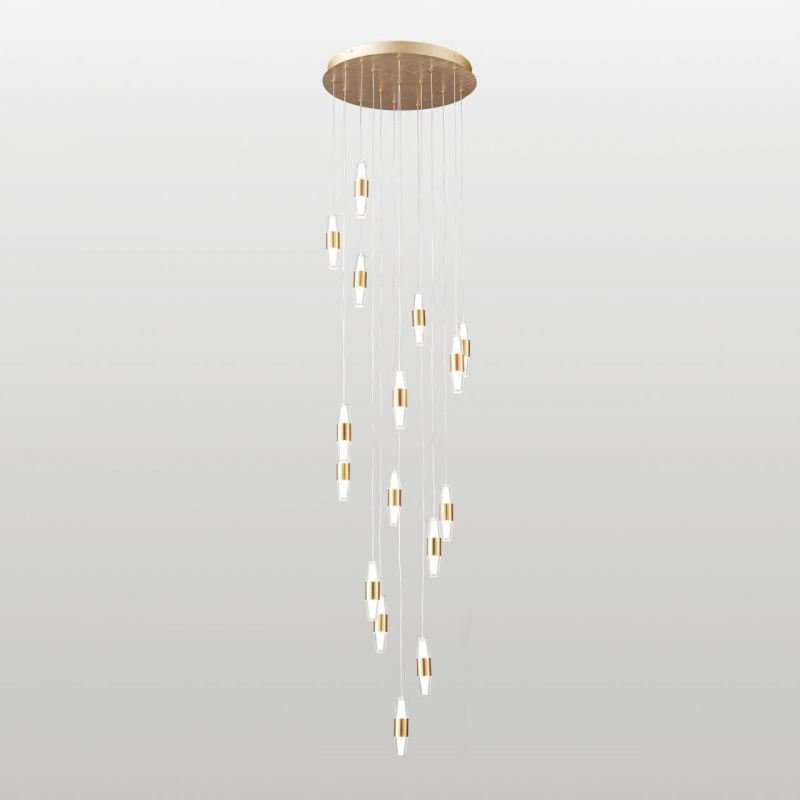 Люстра подвесная Lussole HOPKINS LED 4000К(белый) 64W LSP-7404 фото 1
