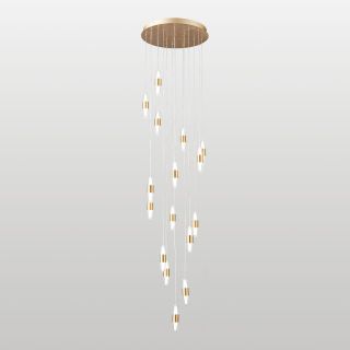 Люстра подвесная Lussole HOPKINS LED 4000К(белый) 64W LSP-7404